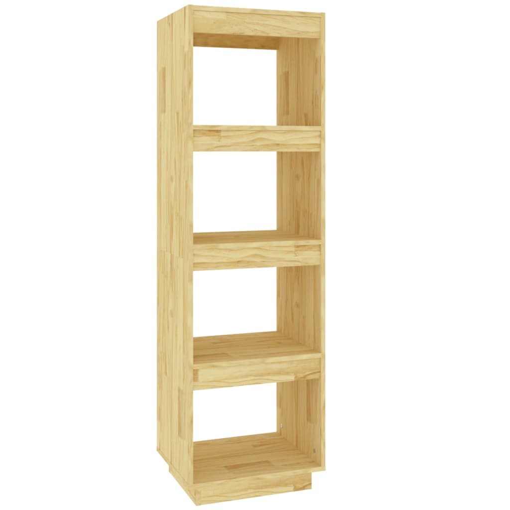 vidaXL Book Cabinet/Room Divider 40x35x135 cm Solid Pinewood - Brown