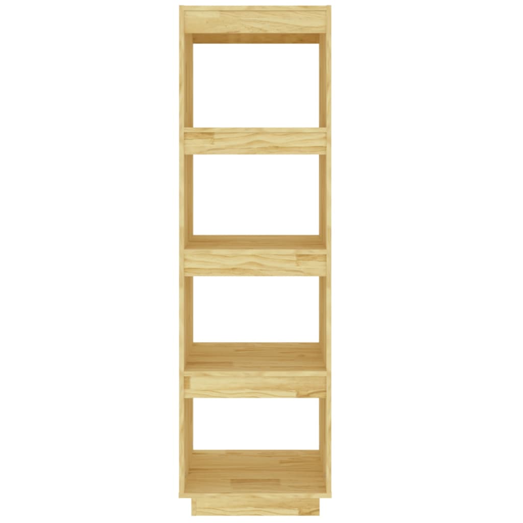 vidaXL Book Cabinet/Room Divider 40x35x135 cm Solid Pinewood - Brown