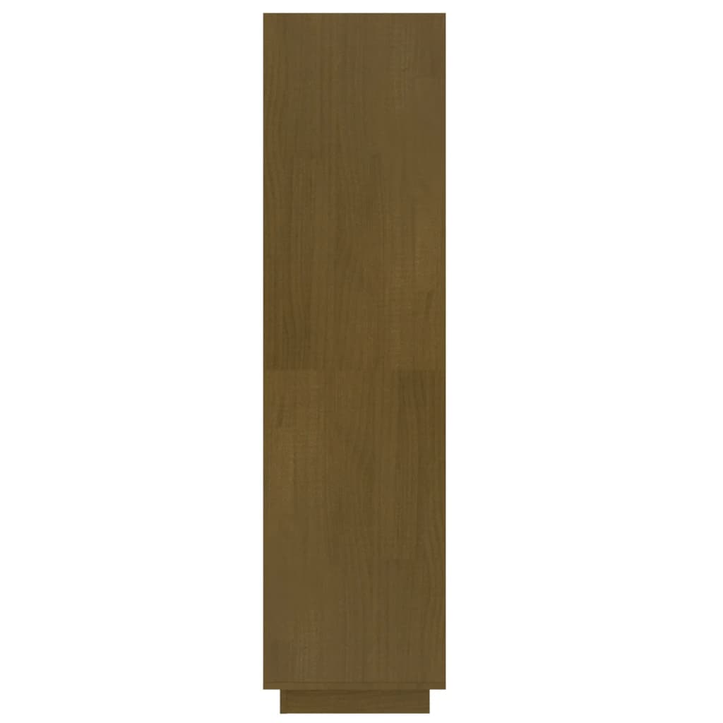 vidaXL Book Cabinet/Room Divider Honey Brown 40x35x135 cm Solid Pinewood