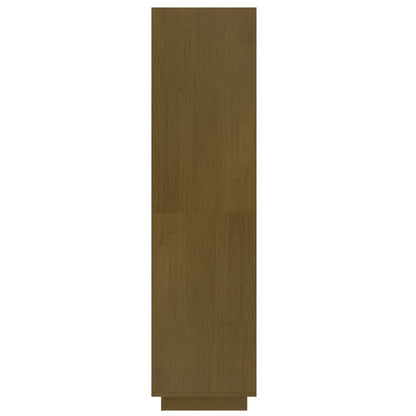 vidaXL Book Cabinet/Room Divider Honey Brown 40x35x135 cm Solid Pinewood