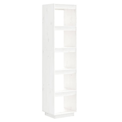 vidaXL Book Cabinet/Room Divider White 40x35x167 cm Solid Wood Pine