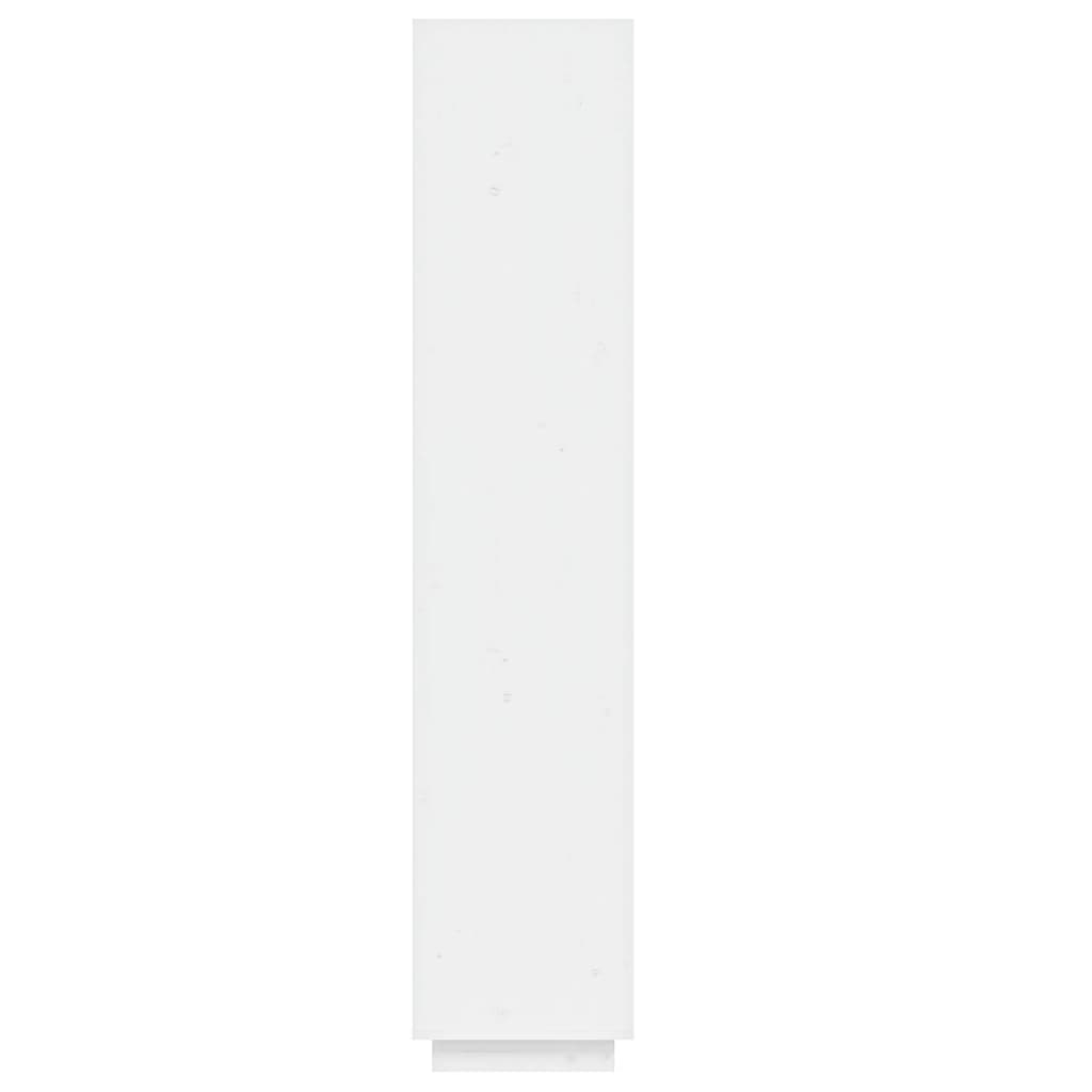 vidaXL Book Cabinet/Room Divider White 40x35x167 cm Solid Wood Pine