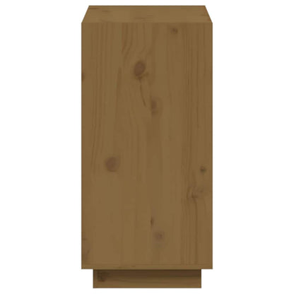 vidaXL Book Cabinet Honey Brown 60x35x71 cm Solid Wood Pine