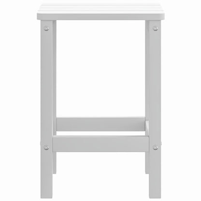 vidaXL Garden Adirondack Table White 38x38x46 cm HDPE