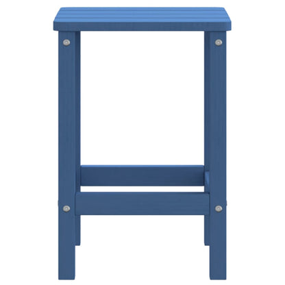 vidaXL Garden Adirondack Table Aqua Blue 38x38x46 cm HDPE