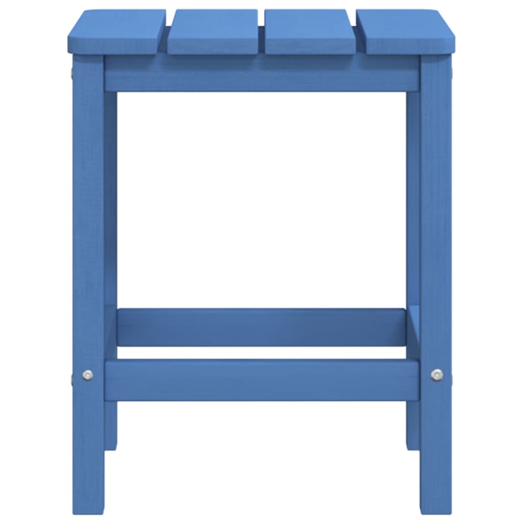 vidaXL Garden Adirondack Table Aqua Blue 38x38x46 cm HDPE