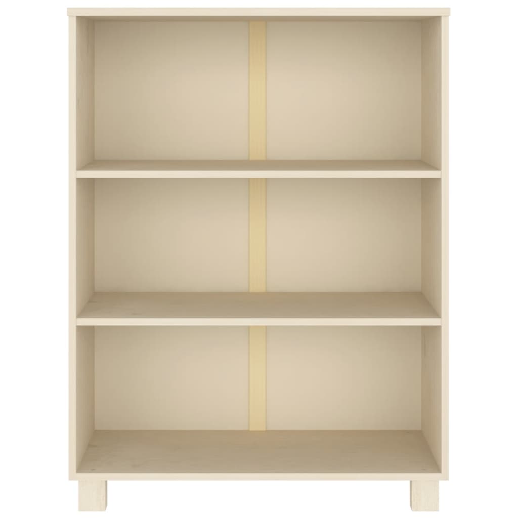 vidaXL Book Cabinet HAMAR Honey Brown 85x35x112 cm Solid Wood Pine
