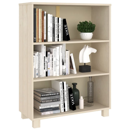 vidaXL Book Cabinet HAMAR Honey Brown 85x35x112 cm Solid Wood Pine