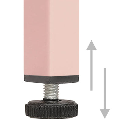 vidaXL Nightstands 2 pcs Pink 35x35x51 cm Steel - 60700