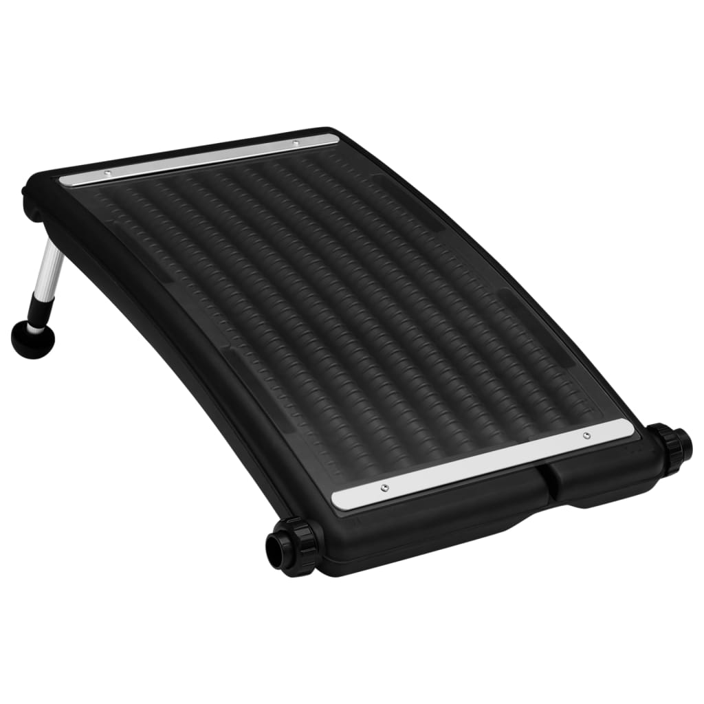 vidaXL Curved Pool Solar Heating Panels 2 pcs 72.5x46 cm - Black