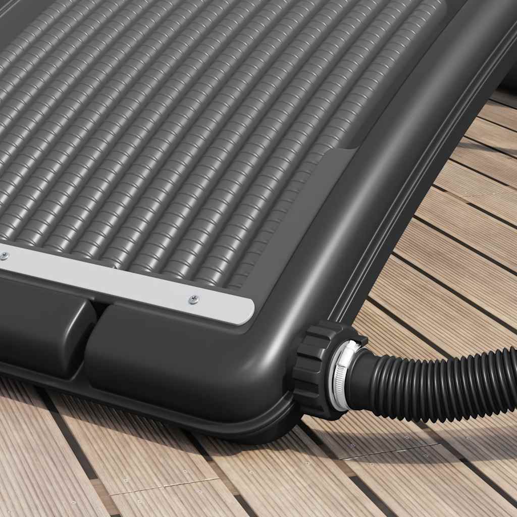 vidaXL Solar Pool Heating Panel | Set of 3 | Black | HDPE | Standard - 110 x 65 cm