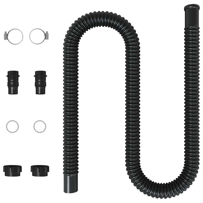 vidaXL Solar Pool Heating Panel | Set of 3 | Black | HDPE | Standard - 110 x 65 cm