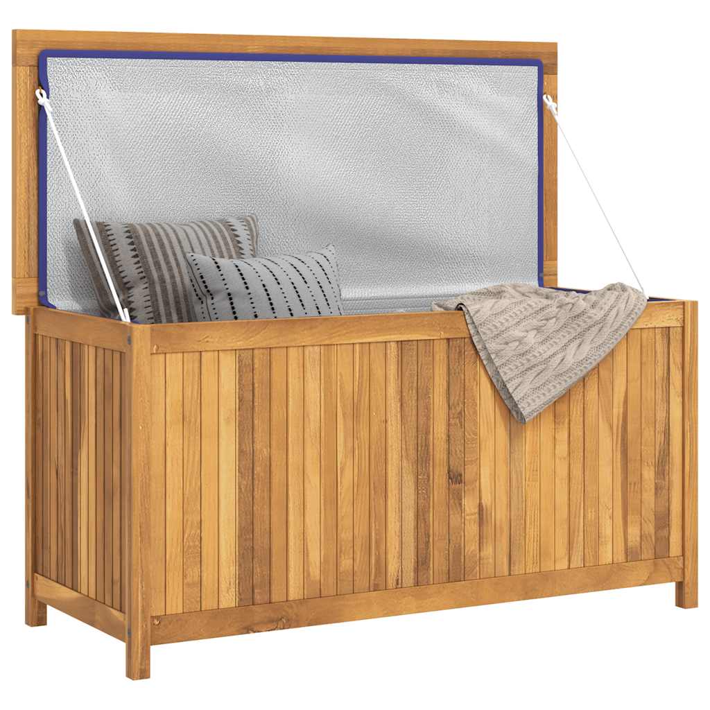 vidaXL Garden Box 114x50x58 cm Solid Wood Teak - Brown
