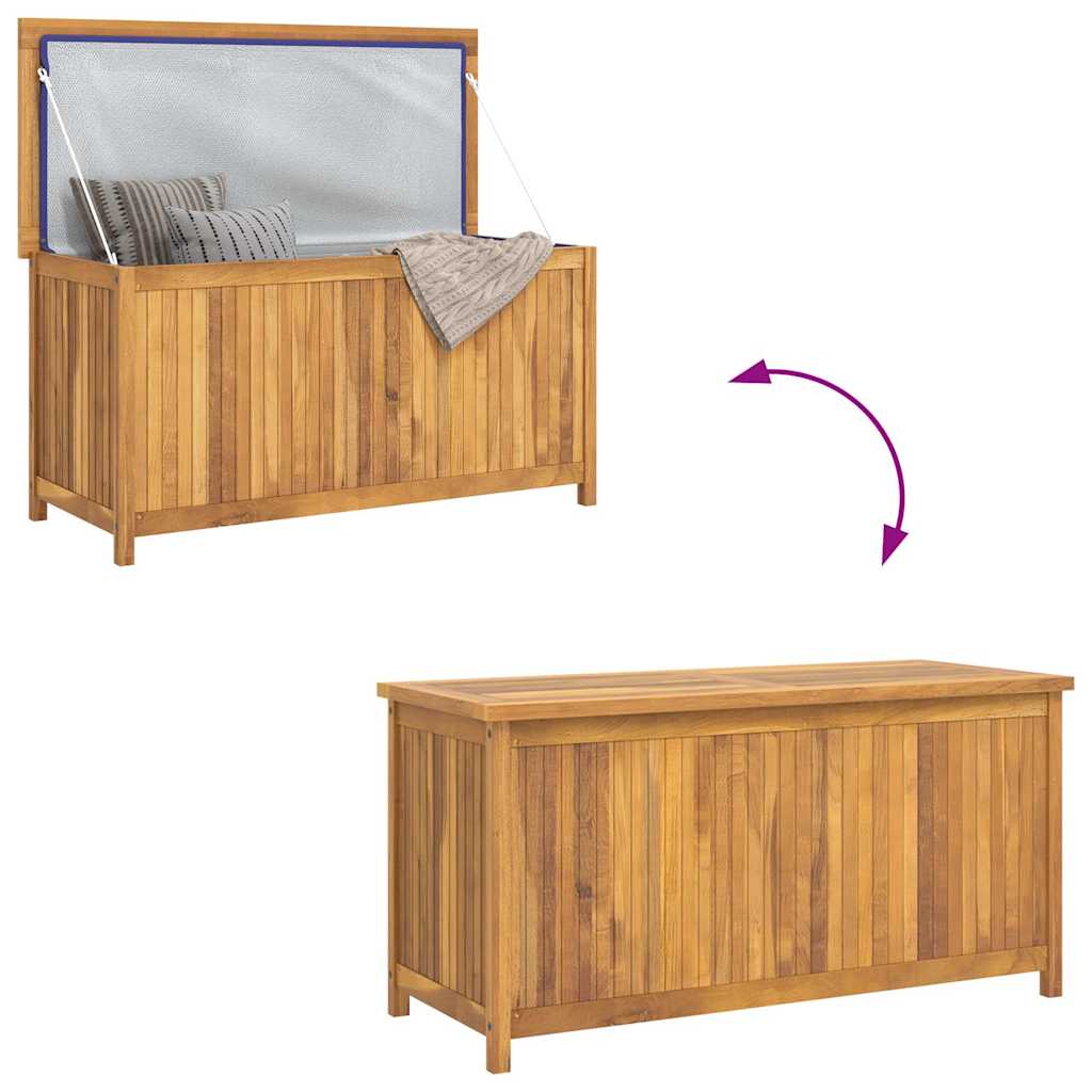 vidaXL Garden Box 114x50x58 cm Solid Wood Teak - Brown