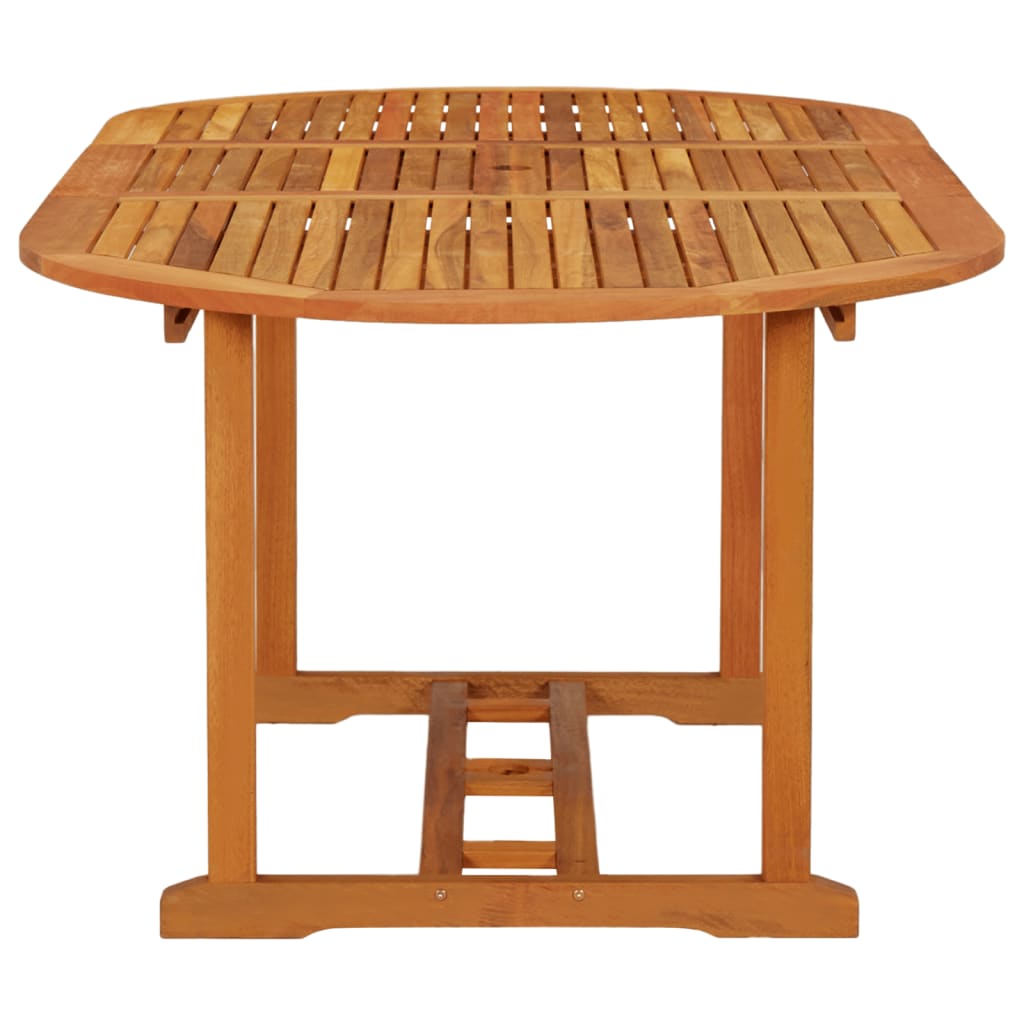 vidaXL Garden Table 200x100x75 cm Solid Wood Eucalyptus - Brown