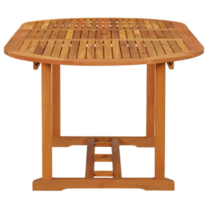 vidaXL Garden Table 200x100x75 cm Solid Wood Eucalyptus - Brown