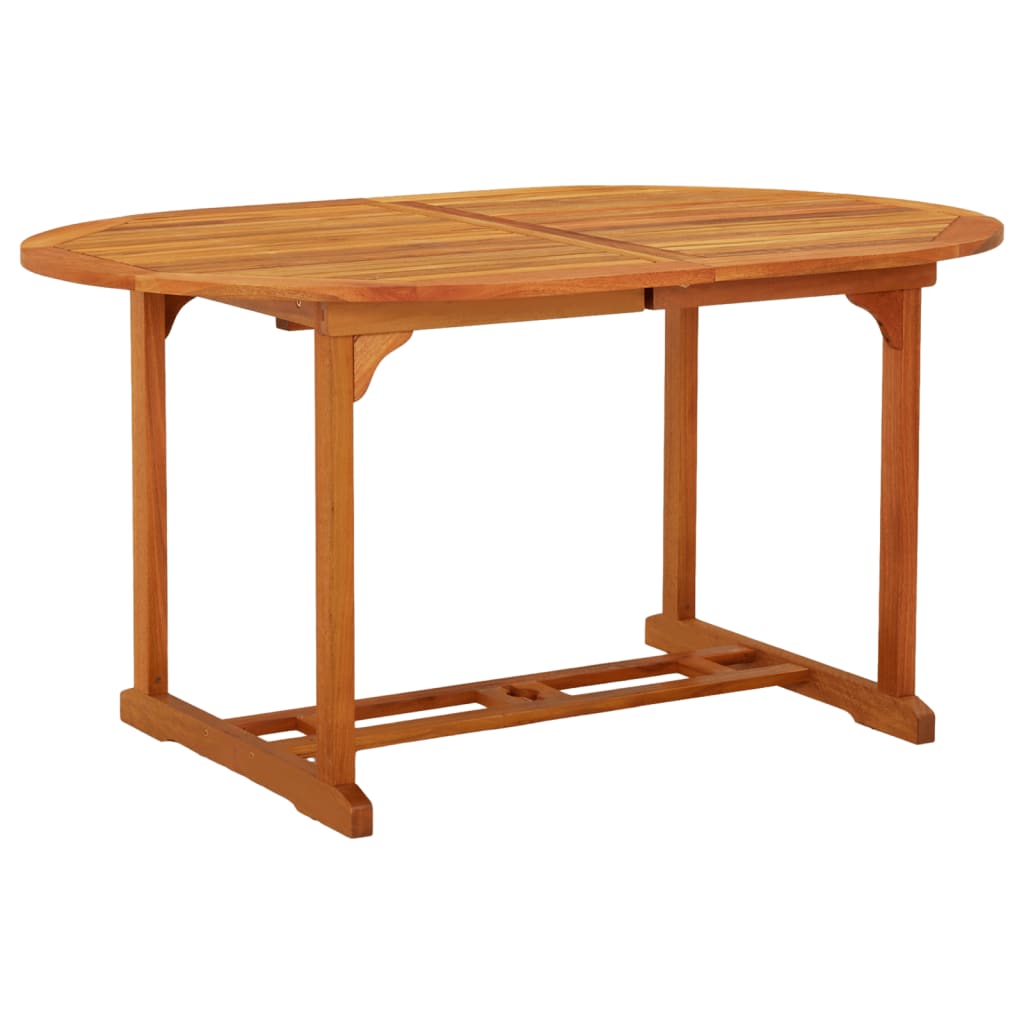 vidaXL Garden Table 200x100x75 cm Solid Wood Eucalyptus - Brown