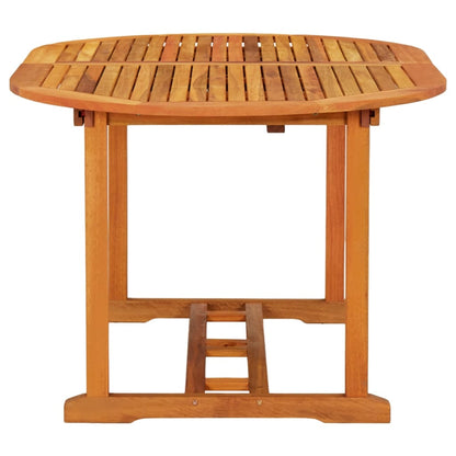 vidaXL Garden Table 200x100x75 cm Solid Wood Eucalyptus - Brown