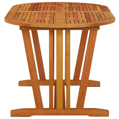 vidaXL Garden Table 160x85x75 cm Solid Wood Eucalyptus - Brown