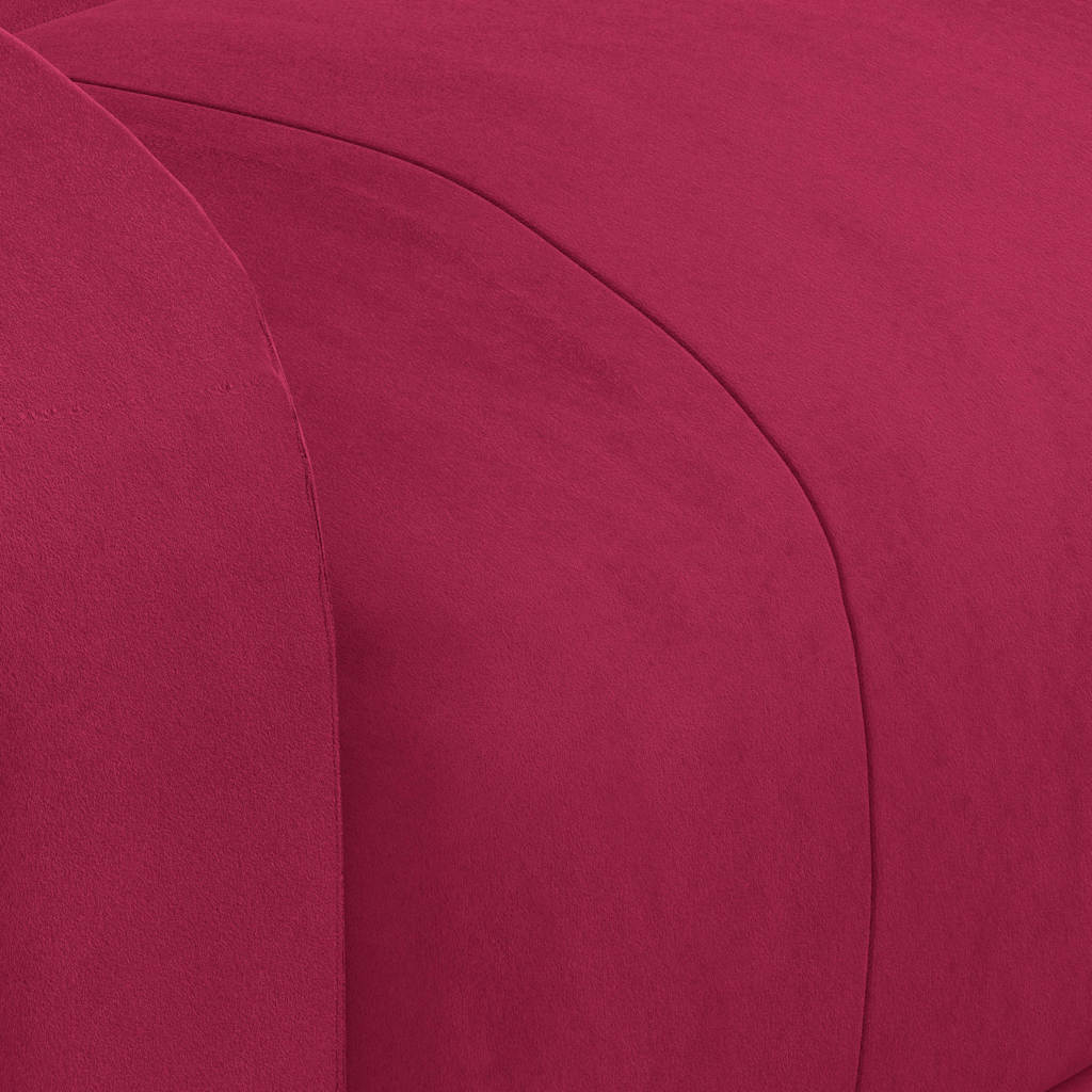 vidaXL Recliner Chair Wine Red Velvet