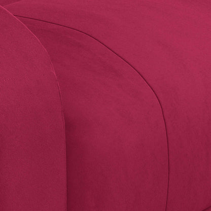 vidaXL Recliner Chair Wine Red Velvet