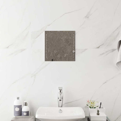 vidaXL LED Bathroom Mirror 30x30 cm - Transpart - 30 x 0.4 x 30 cm