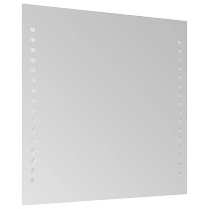vidaXL LED Bathroom Mirror 30x30 cm - Transpart - 30 x 0.4 x 30 cm