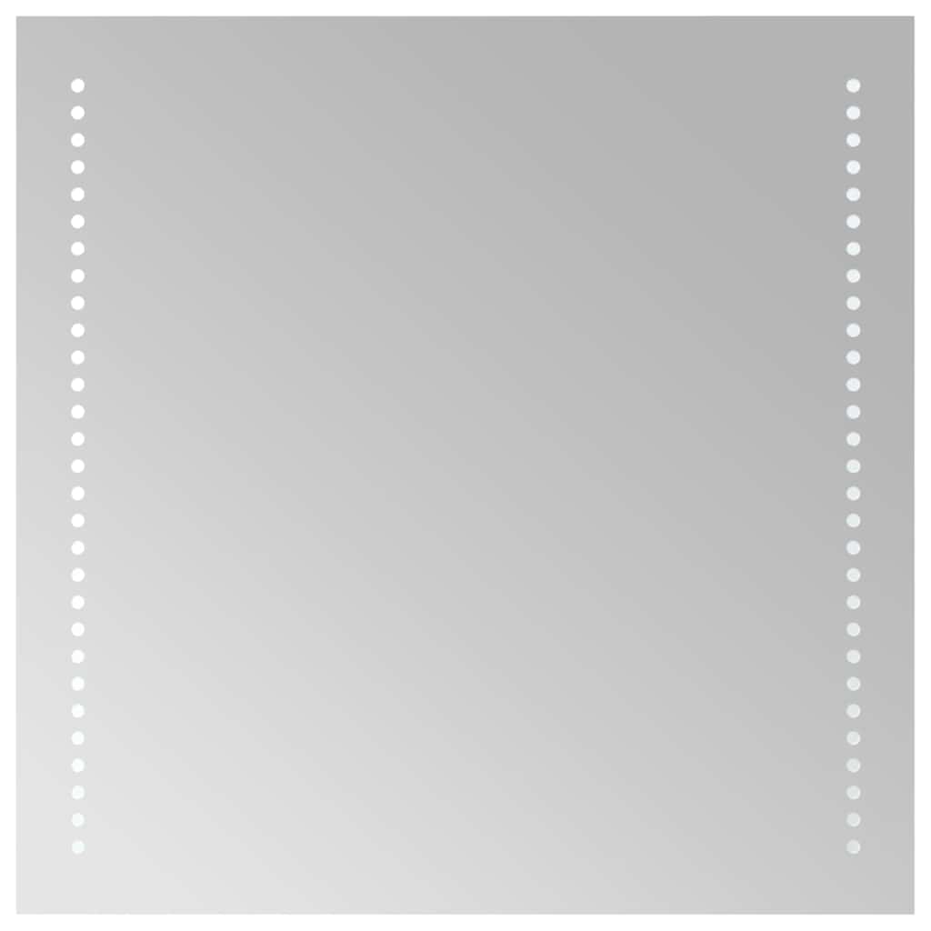 vidaXL LED Bathroom Mirror 50x50 cm - Transpart - 50 x 0.4 x 50 cm