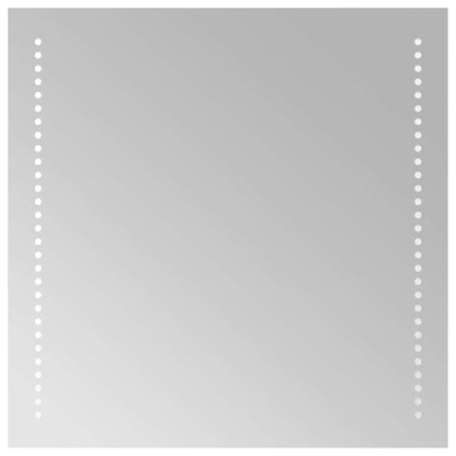 vidaXL LED Bathroom Mirror 50x50 cm - Transpart - 50 x 0.4 x 50 cm