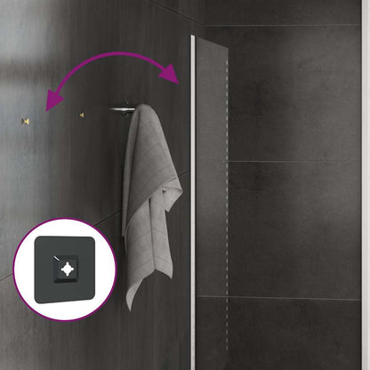 vidaXL LED Bathroom Mirror 50x50 cm - Transpart - 50 x 0.4 x 50 cm