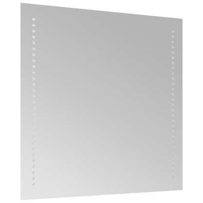 vidaXL LED Bathroom Mirror 50x50 cm - Transpart - 50 x 0.4 x 50 cm