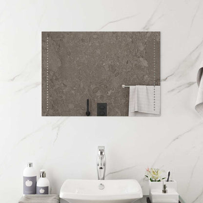 vidaXL LED Bathroom Mirror 70x50 cm - Transpart - 70 x 0.4 x 50 cm