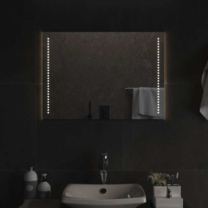 vidaXL LED Bathroom Mirror 70x50 cm - Transpart - 70 x 0.4 x 50 cm
