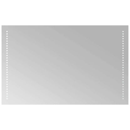 vidaXL LED Bathroom Mirror 80x50 cm - Transpart - 80 x 0.4 x 50 cm