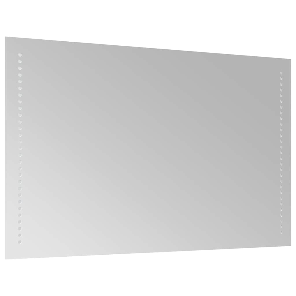 vidaXL LED Bathroom Mirror 80x50 cm - Transpart - 80 x 0.4 x 50 cm