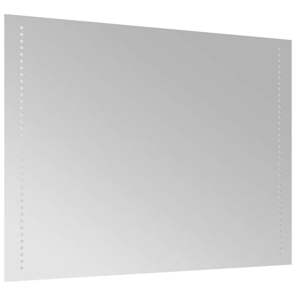 vidaXL LED Bathroom Mirror 80x60 cm - Transpart - 80 x 0.4 x 60 cm
