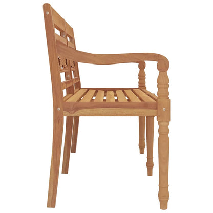vidaXL Batavia Bench 150 cm Solid Wood Teak - Brown