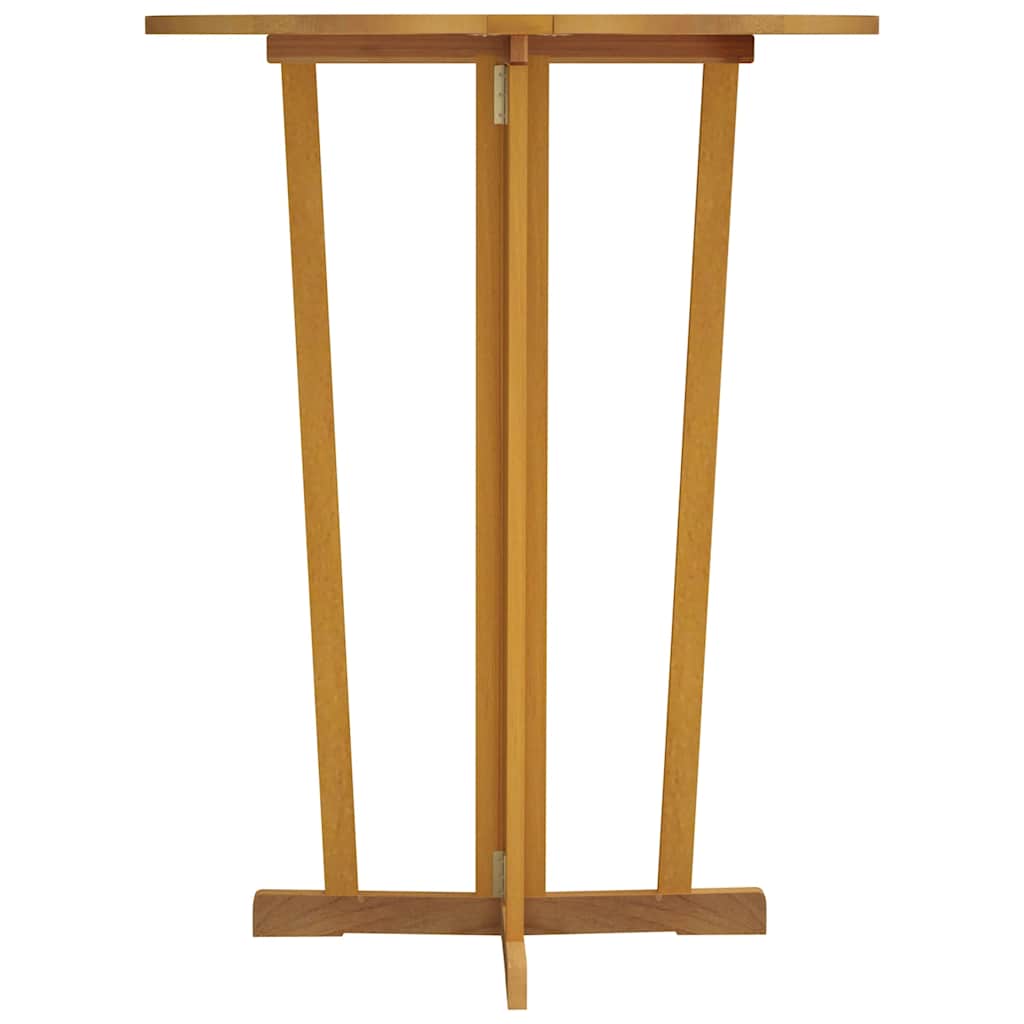 vidaXL Folding Bar Table 90x65x105 cm Solid Wood Teak - Brown