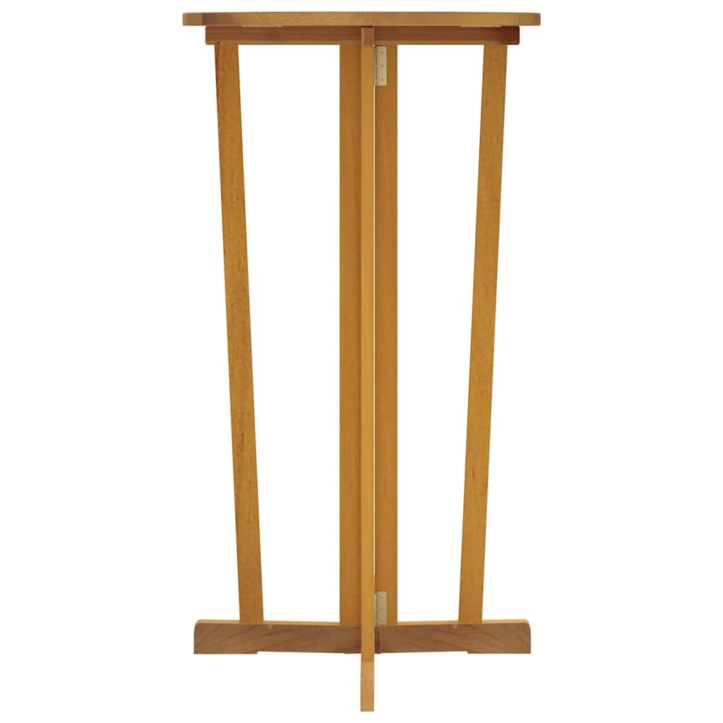 vidaXL Folding Bar Table 90x65x105 cm Solid Wood Teak - Brown