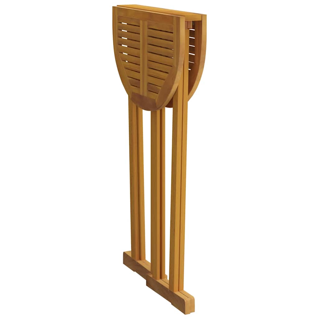 vidaXL Folding Bar Table 90x65x105 cm Solid Wood Teak - Brown