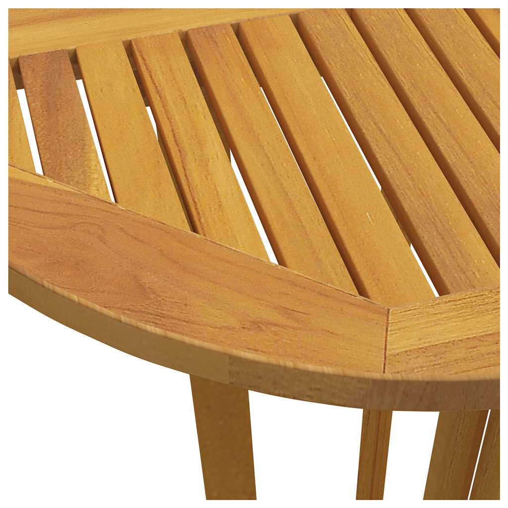 vidaXL Folding Bar Table 90x65x105 cm Solid Wood Teak - Brown