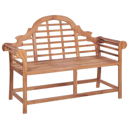 vidaXL Garden Bench 127x58.5x92.5 cm Solid Wood Teak - Brown