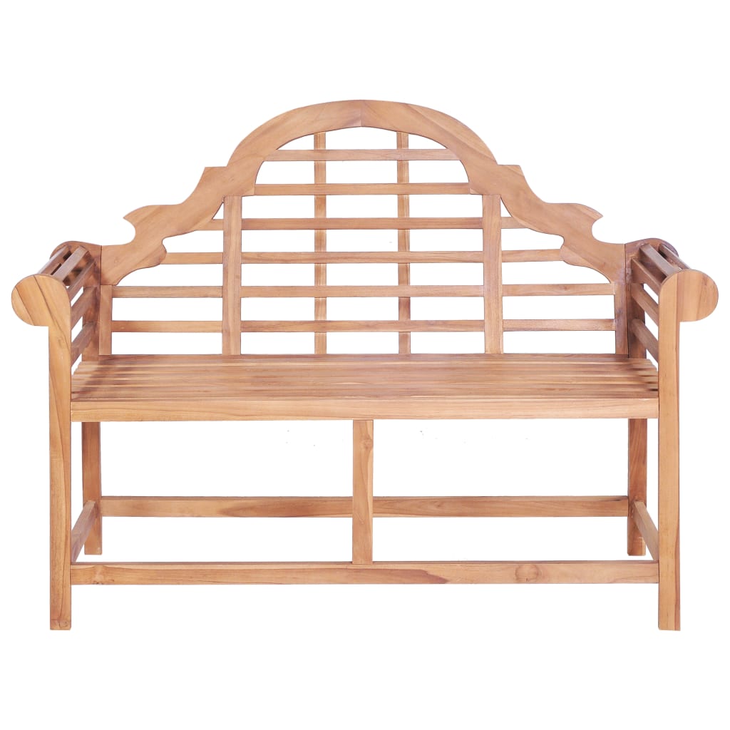 vidaXL Garden Bench 127x58.5x92.5 cm Solid Wood Teak - Brown