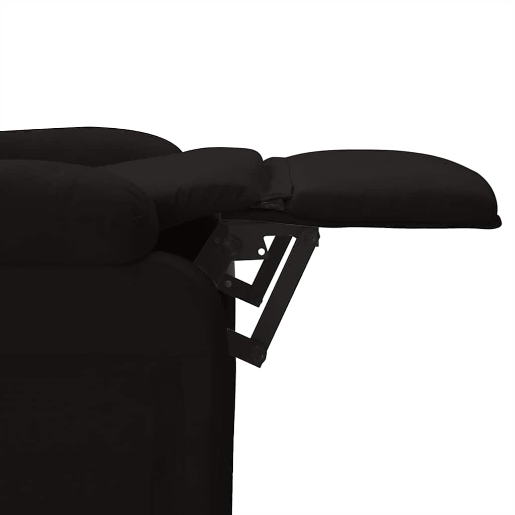 vidaXL Recliner Chair Black Fabric - 66273