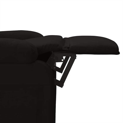 vidaXL Recliner Chair Black Fabric - 66273