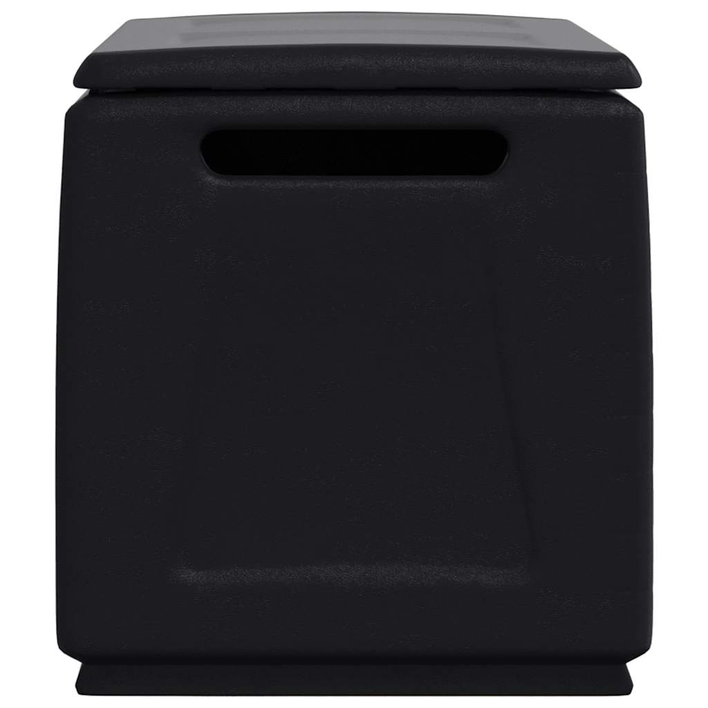 vidaXL Garden Storage Box 96x53x57 cm 230 L Dark Grey and Black
