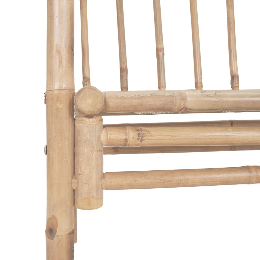 vidaXL Garden Bench with Pergola 116 cm Bamboo - Brown
