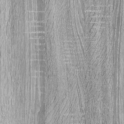 vidaXL Staircase Bookcase Grey Sonoma 107 cm Engineered Wood - 104 x 29 x 107 cm