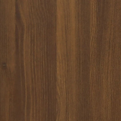 vidaXL Staircase Bookcase Brown Oak 107 cm Engineered Wood - 104 x 29 x 107 cm