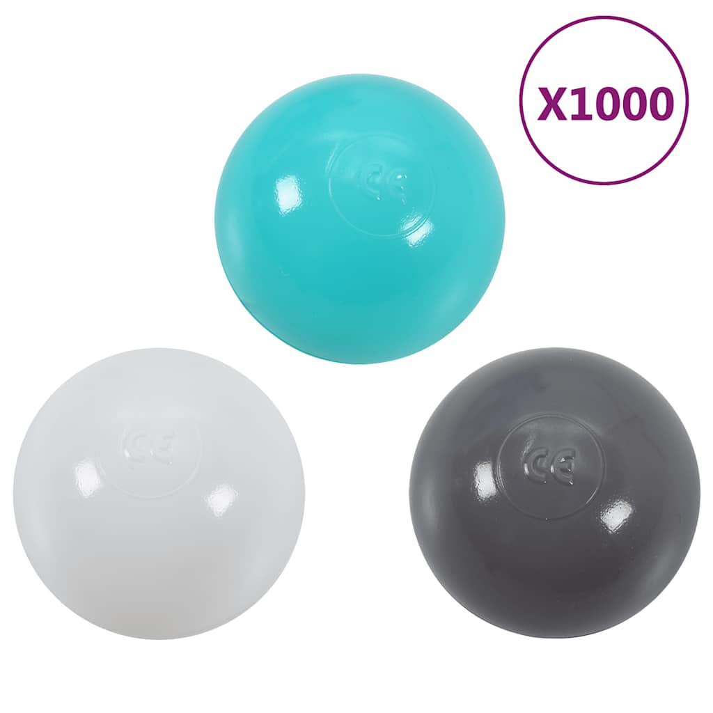vidaXL Play Balls 1000 pcs Multicolour - 32242